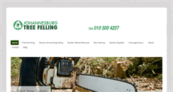 Desktop Screenshot of johannesburgtreefelling.com