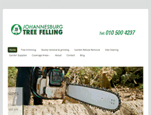 Tablet Screenshot of johannesburgtreefelling.com